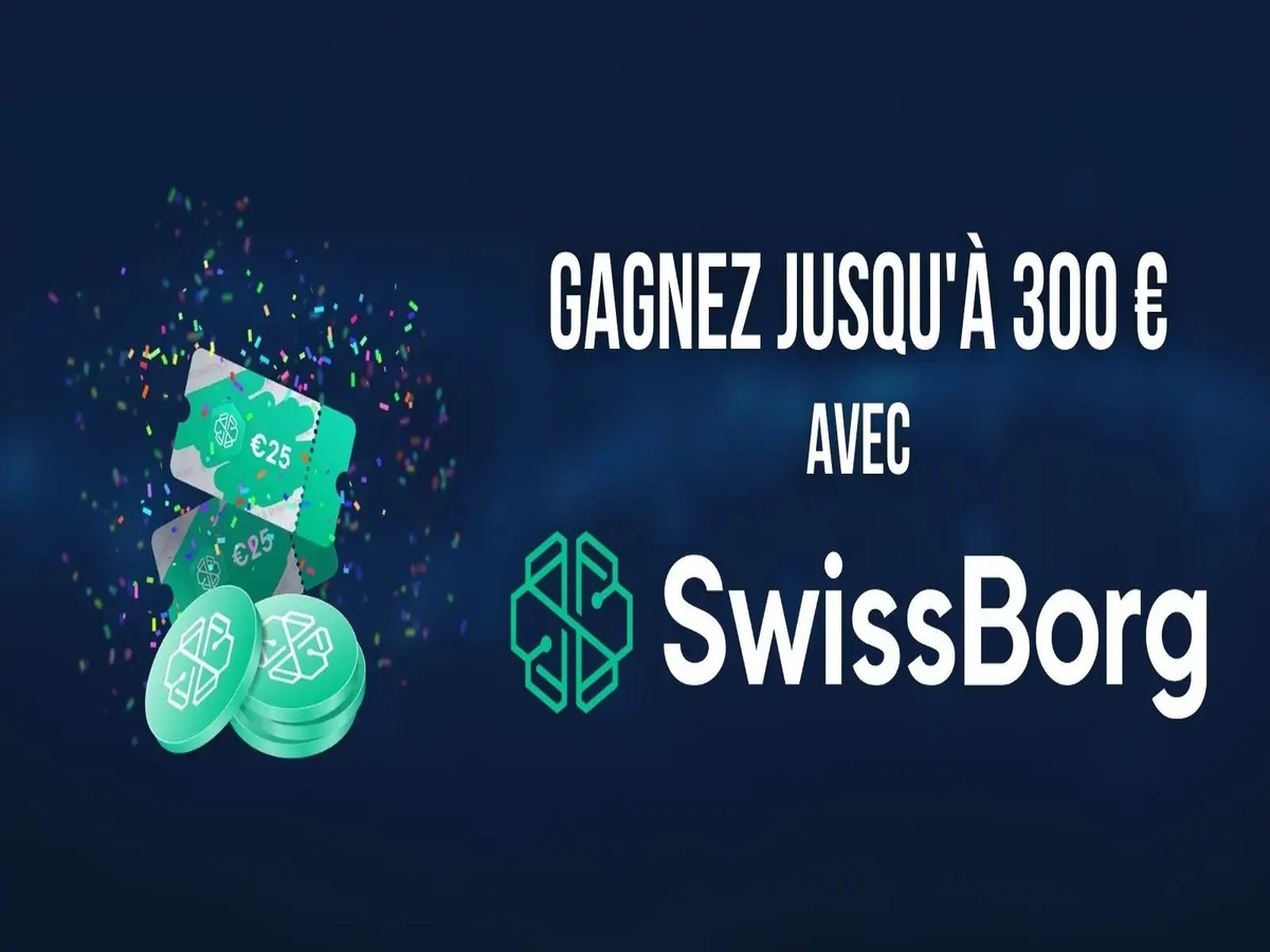Utilisez le SwissBorg code parrainage et recevez 50 € offerts après 100 € de dépôt. Plateforme crypto sécurisée, simple et idéale pour débuter.