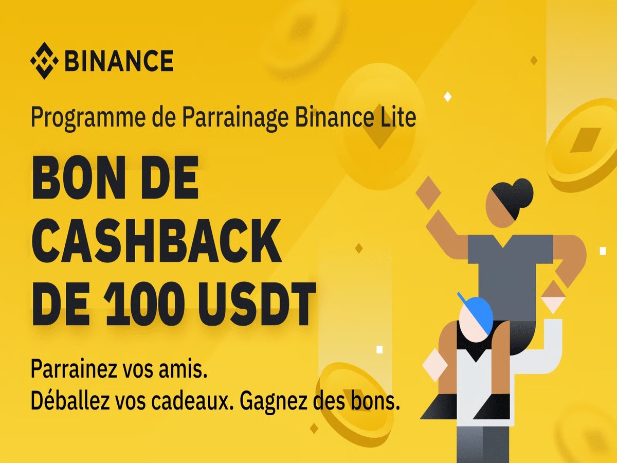 Utilisez le Binance code parrainage et recevez jusqu’à 100 USDT de réduction sur vos frais de trading. Inscription rapide, plateforme sécurisée et idéale pour débuter.